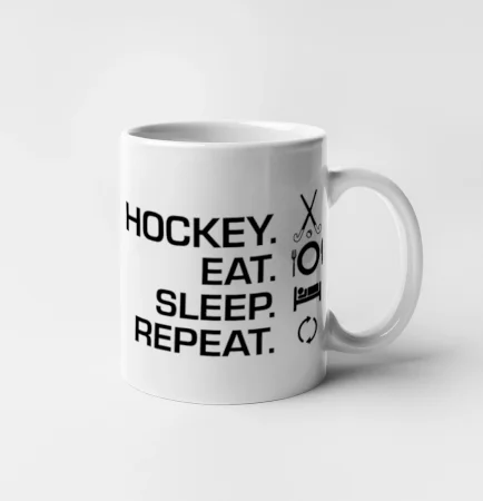 Pozemní hokej eat sleep repeat