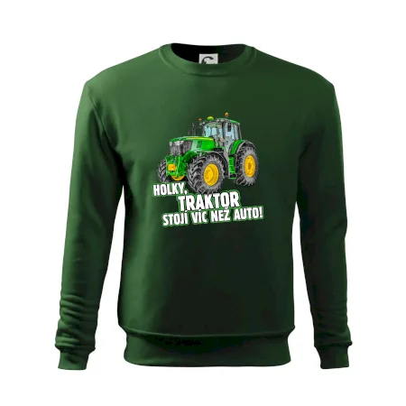 Holky, traktor stojí víc než auto
