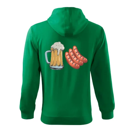 Pivo a klobása