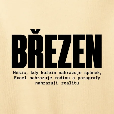 Březen kofein místo spánku