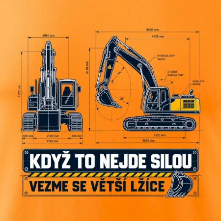 Když to nejde silou vezme se větší lžíce