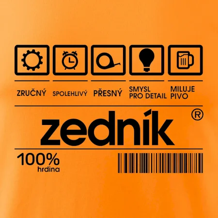 Čárový kód zedník