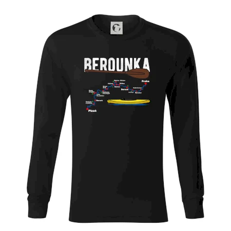 Mapa řeky Berounky