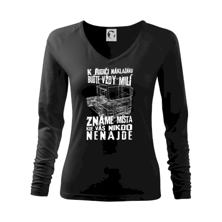 K řidiči náklaďáku buďte vždy milý