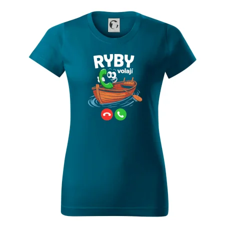 Karikatura ryby volají