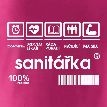 Čárový kód sanitářka