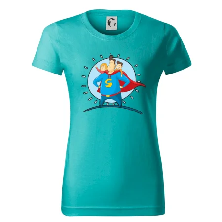 Táta superman - holka a kluk