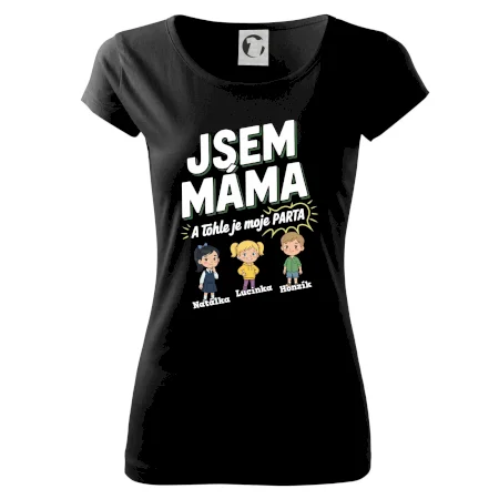 Jsem máma a tohle je moje parta  (obrázky a jména dětí)