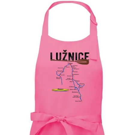 Mapa řeky Lužnice