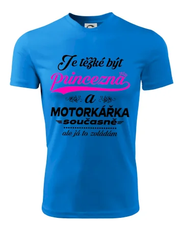 Je těžké být princezna - motorkářka
