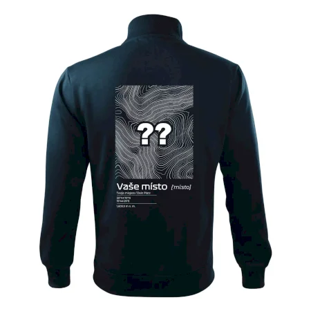 Vaše místo - vrstevnice v obdélníku