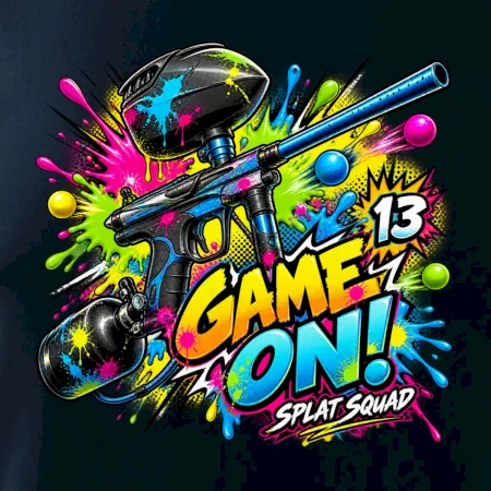 Barevná exploze game on paintball