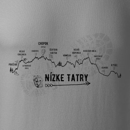 Profil kopca - Nízke Tatry