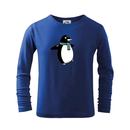 Tučňák se zelenou šálou