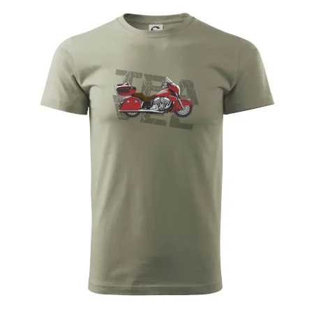 Cestovní motorka Amerika červená
