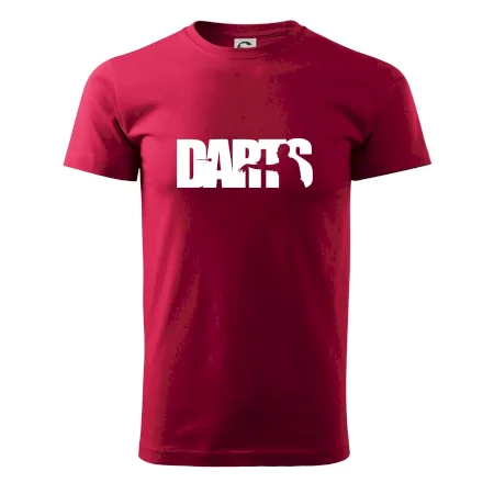 Darts - nápis se šipkařem