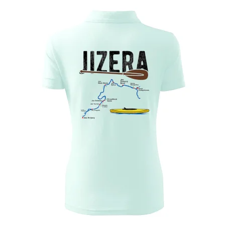 Mapa řeky Jizery