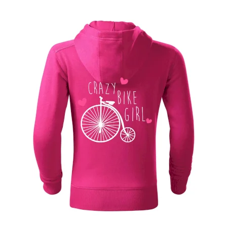 Crazy bike girl