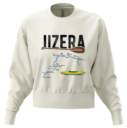 Mapa řeky Jizery