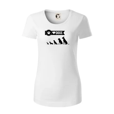I love dogs - tlapka