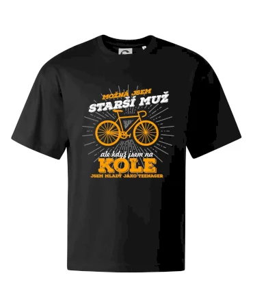 Starší muž - cyklista silniční kolo