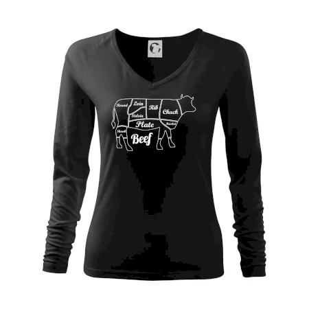 Kráva nákres rozřezání Anglicky
