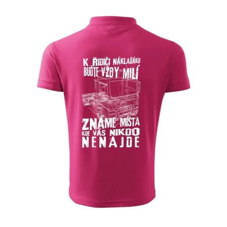 K řidiči náklaďáku buďte vždy milý