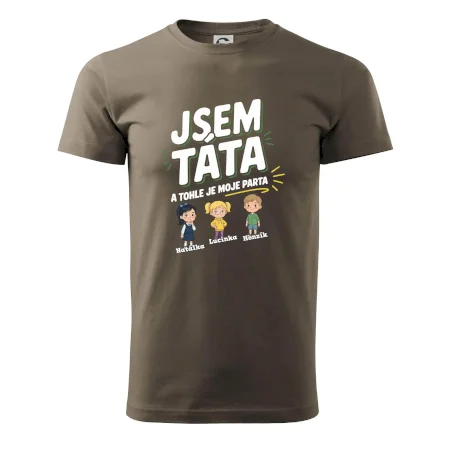 Jsem táta a tohle je moje parta  (obrázky a jména dětí)