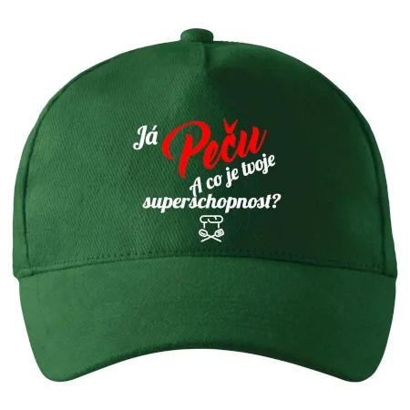 Já peču - tvoje superschopnost? šikmý nápis