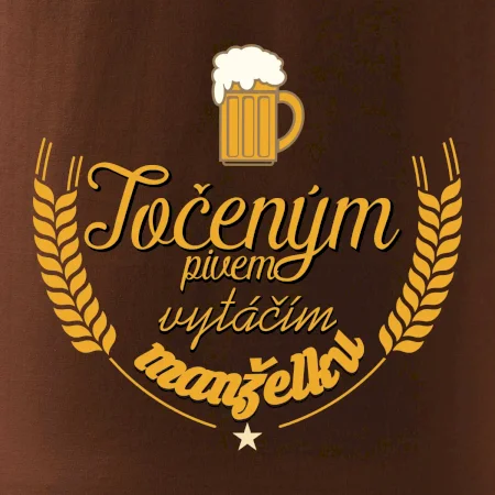 Točeným pivem vytáčím manželku