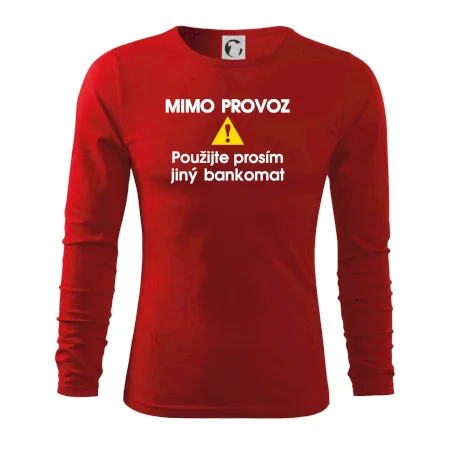 Mimo provoz - použijte jiný bankomat