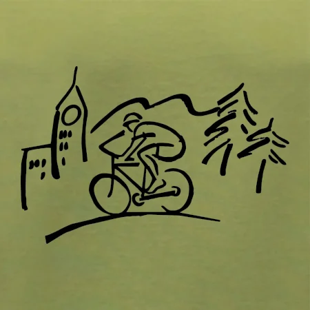 Cyklista na výletě
