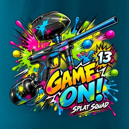 Barevná exploze game on paintball