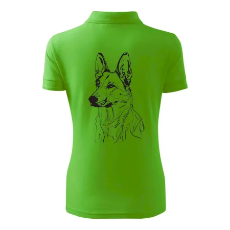 Německý ovčák černá kresba