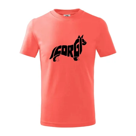 Corgi - nápis v těle