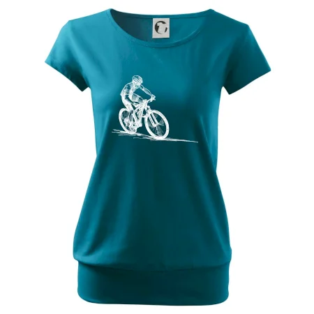 MTB kreslený cyklista