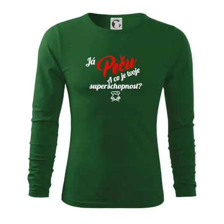Já peču - tvoje superschopnost? šikmý nápis