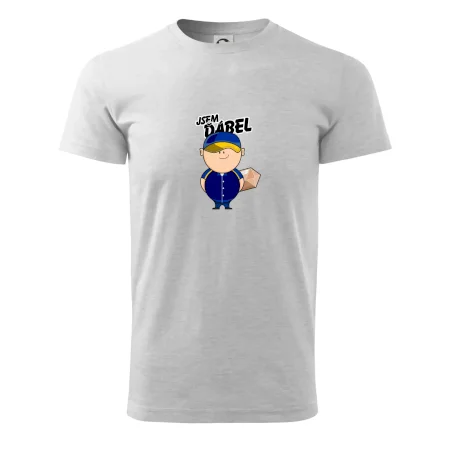 Jsem ďábel doručovatel modro žlutý