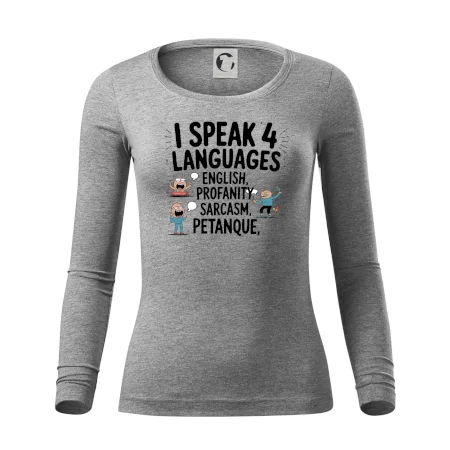 I speak 4 language - Petanque