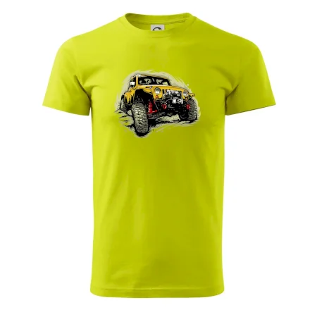 Žlutý offroad s navijákem