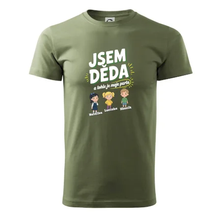 Děda a jeho parta (obrázky a jména vnuků)