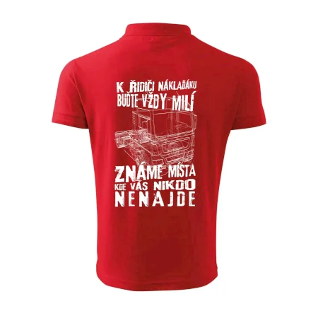 K řidiči náklaďáku buďte vždy milý