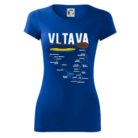Mapa řeky Vltavy