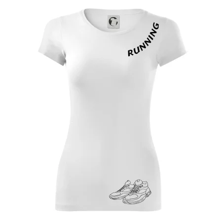 Running nápis šikmo