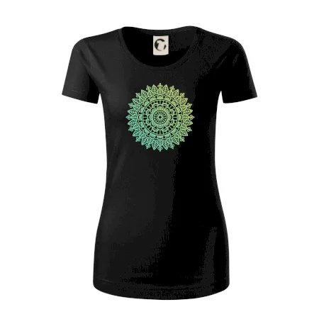 Mandala zelenožlutá