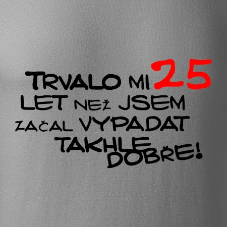 Trvalo mi 25 let než jsem začal vypadat takhle dobře