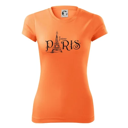 Paris nápis Eiffelovka rovný