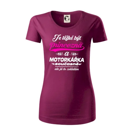 Je těžké být princezna - motorkářka