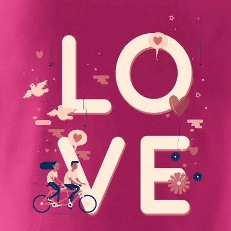 Love cyklisti pár