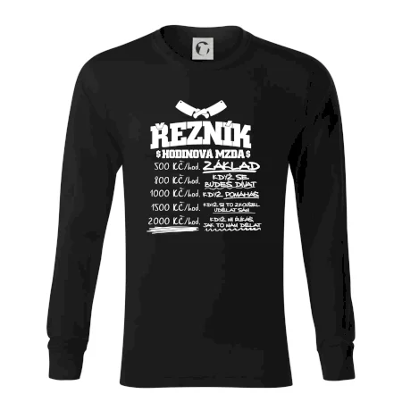 Hodinová mzda řezník